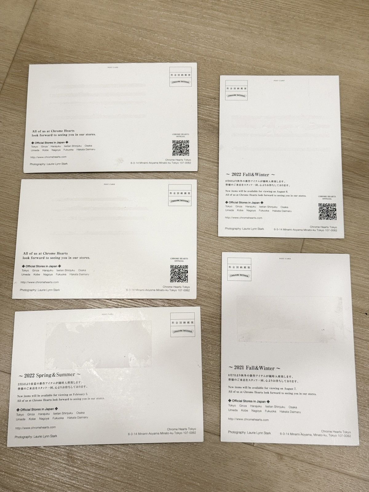 Chrome Hearts SUPER RARE! Chrome Hearts Japan Exclusive Postcard Set Size ONE SIZE - 6 Thumbnail