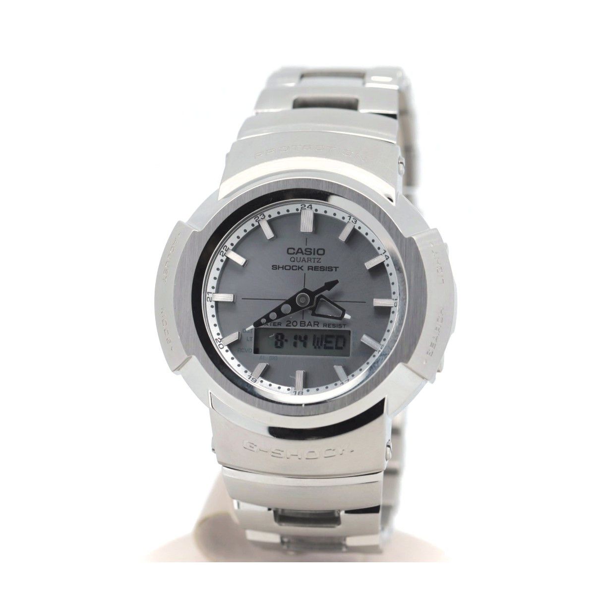 Other Other Casio G-SHOCK AMW-500 Stainless Steel Watch Metal Quartz AMW-500D DUTY FREE for USA Size ONE SIZE - 1 Thumbnail