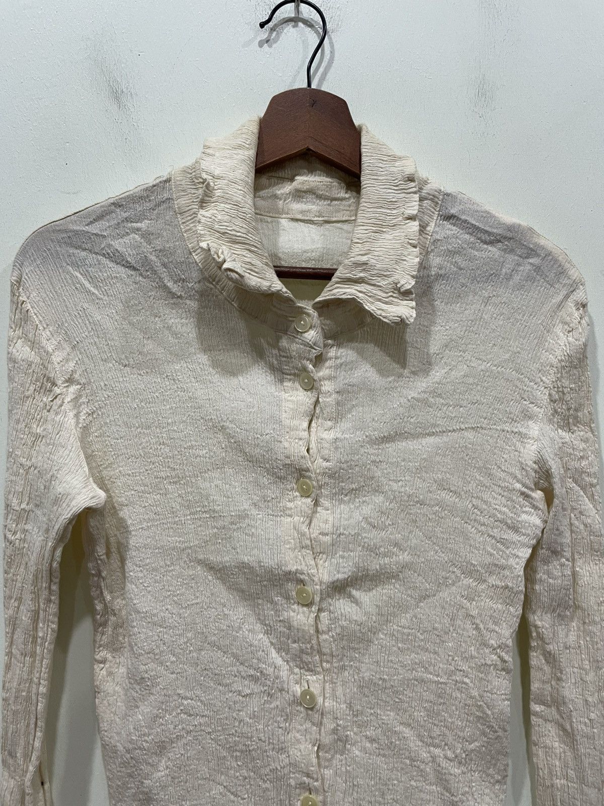 Tsumori Chisato Tsumori Chisato pleated crepe blouse Size M / US 6-8 / IT 42-44 - 3 Thumbnail