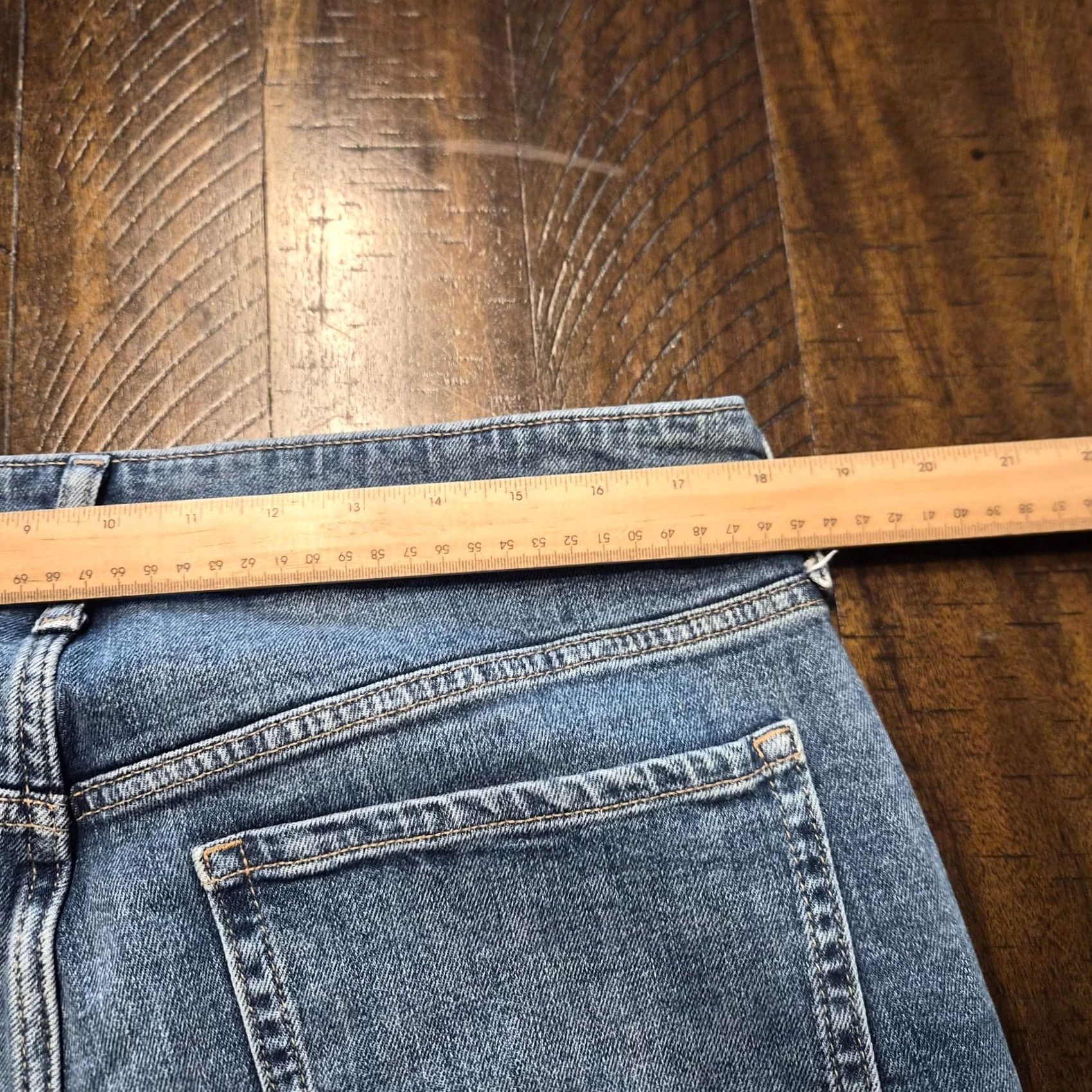 Old Navy Old Navy Women Jeans 16 Petite 16P High Rise Straight Blue Denim Size 38" / US 16 / IT 52 - 7 Thumbnail