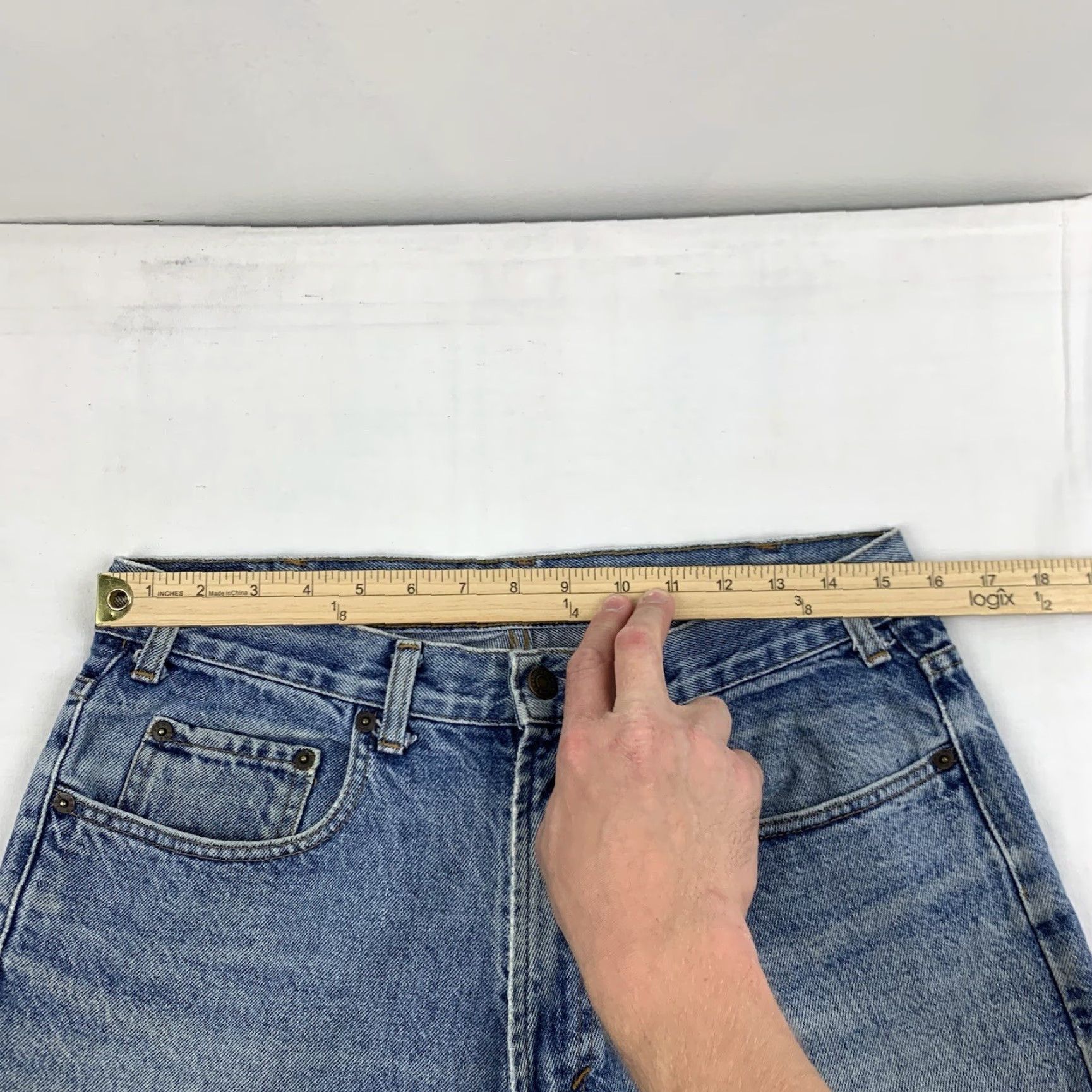Gap VINTAGE Gap Jeans Men 31x30 Blue Denim 90s Grunge Y2K Street Urban Straight Jeans Size US 31 - 5 Thumbnail