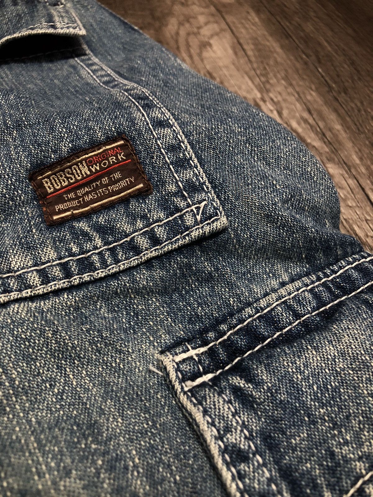 Japanese Brand × Vintage VINTAGE BOBSON JEANS CARGO PANT UNISEX Size 26" / US 2 / IT 38 - 9 Thumbnail