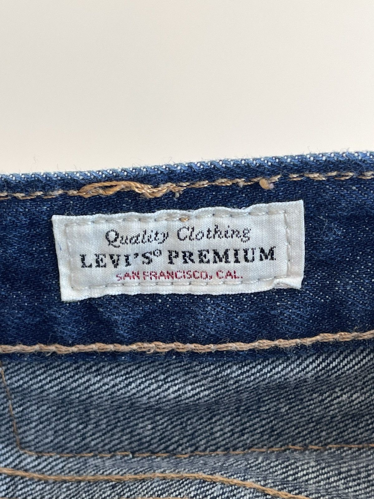 Levi's Premium 501 Straight Regular Fit 5 Pocket Denim Jeans 28x30 Size US 28 / EU 44 - 11 Thumbnail