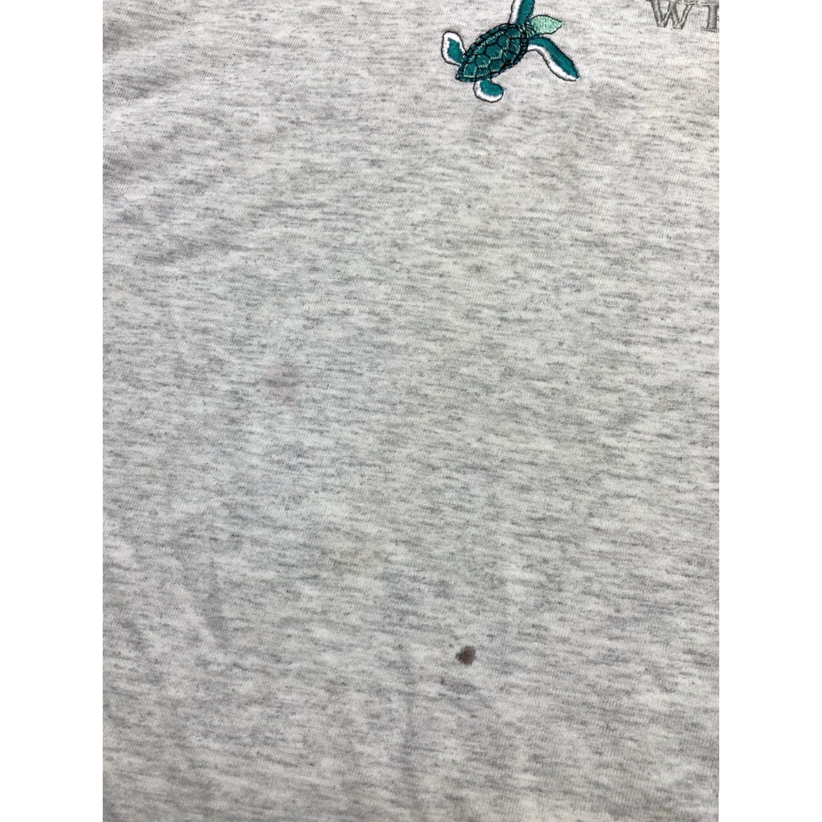 Vintage VINTAGE Barbados West Indies T-Shirt Sea Turtles Embroidered 90s Large Mens Gray, 90s Theme, Embroidered Accents, Sea Brand, T-Shirt, Size L Size US L / EU 52-54 / 3 - 5 Thumbnail