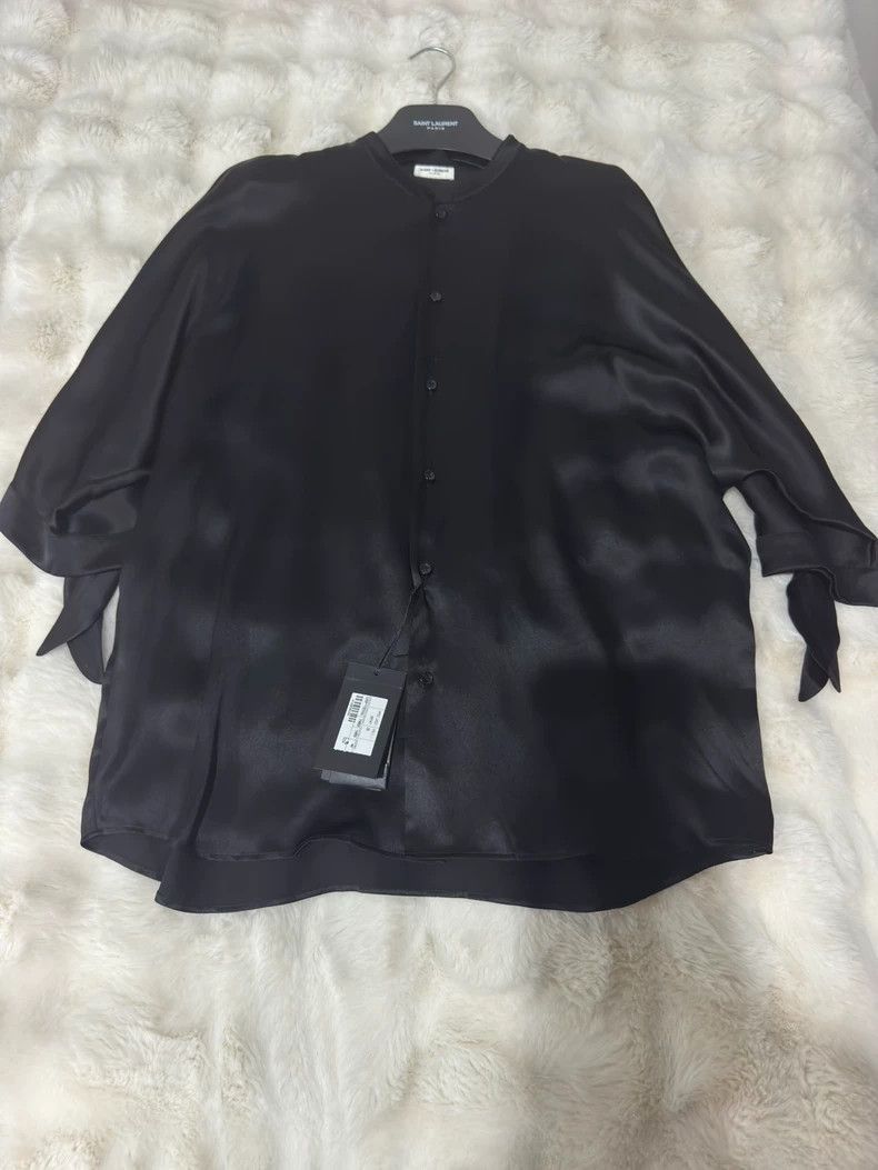Saint Laurent Paris Saint Laurent Paris Saint Laurent Silk Shirt with Ties-250 Size US M / EU 48-50 / 2 - 1 Thumbnail
