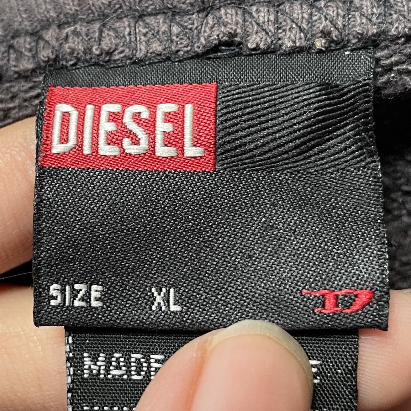 Diesel × Vintage Vintage Brand Diesel Big Logo Sweatshirt 2000s Size US XL / EU 56 / 4 - 9 Thumbnail