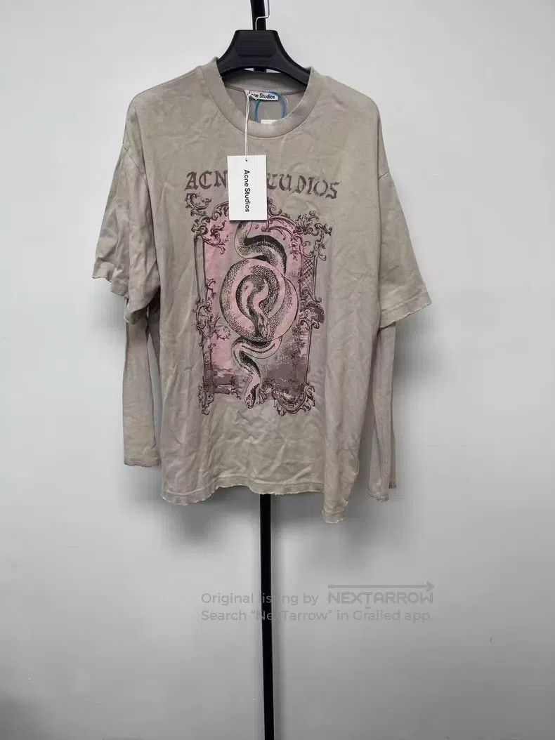 Acne Studios Acne Studios Distressed Casual Two-Piece Printed Sheer Sho Size XS / US 0-2 / IT 36-38 - 1 Thumbnail