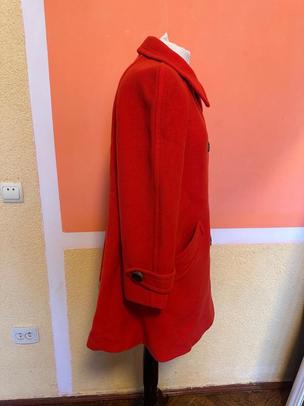 Aquascutum Women’s Aquascutum Red Wool Coat Sz 12 Size XL / US 12-14 / IT 48-50 - 5 Thumbnail