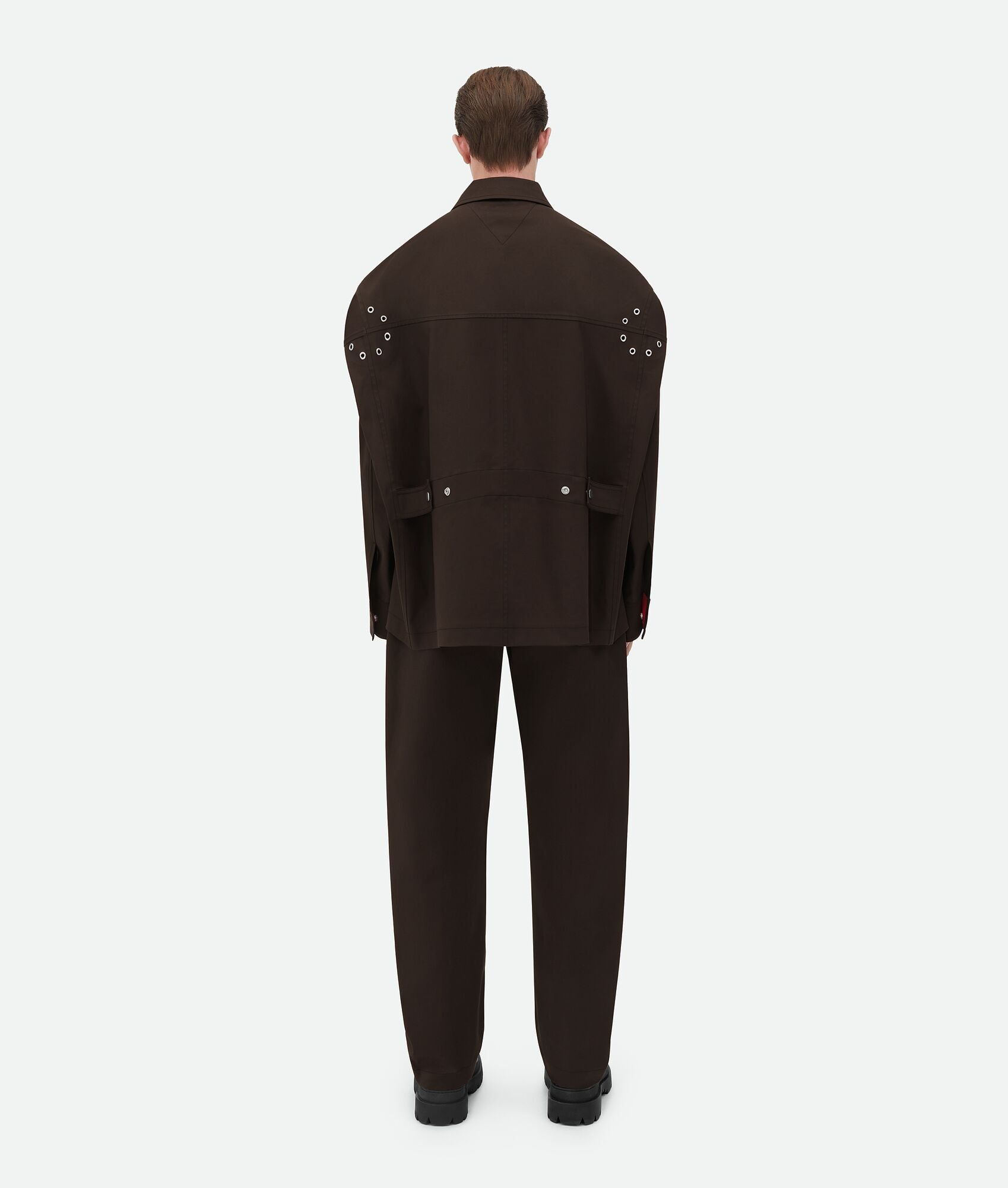 Bottega Veneta o1bcso1str0925 Bicolor Stretch Cotton Parka in Fondant Size US M / EU 48-50 / 2 - 3 Thumbnail
