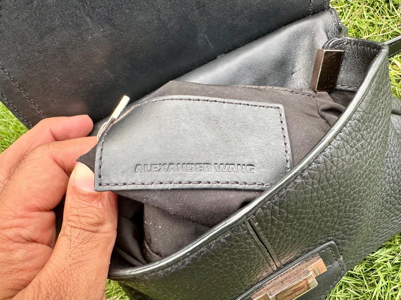 Alexander Wang Authentic Alexander Wang Marion Leather Shoulder Bag Size ONE SIZE - 7 Thumbnail
