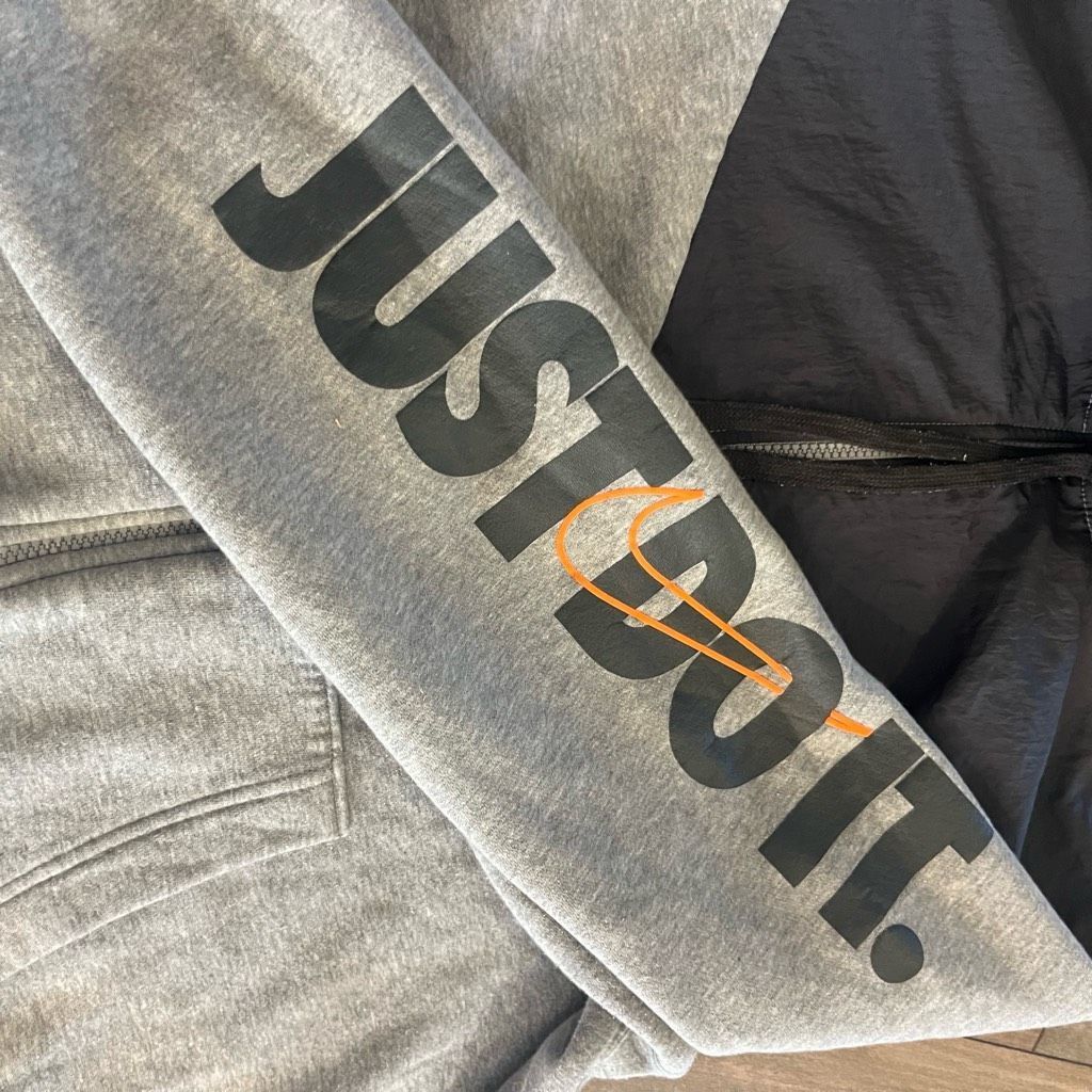 Nike Nike Grey Athletic Casual Full Zip Hoodie Men XL Size US XL / EU 56 / 4 - 5 Thumbnail