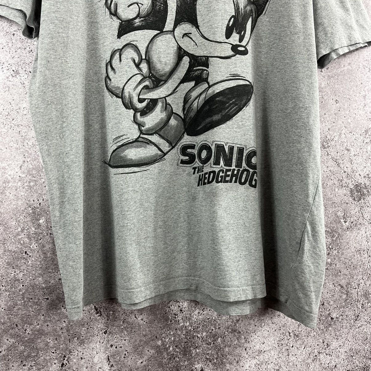 Vintage Sonic The Hedgehog Vintage Tee Grey Big Logo Size L Size US L / EU 52-54 / 3 - 3 Thumbnail