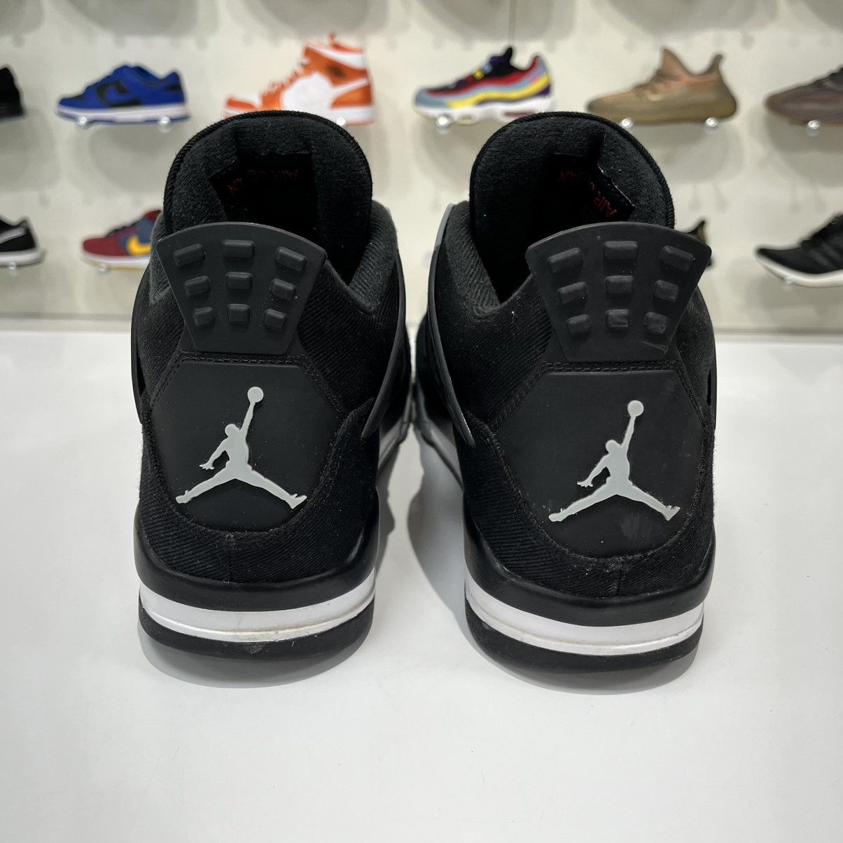 Nike Air Jordan 4 Retro SE Black Canvas Size US 10.5 / EU 43-44 - 4 Thumbnail