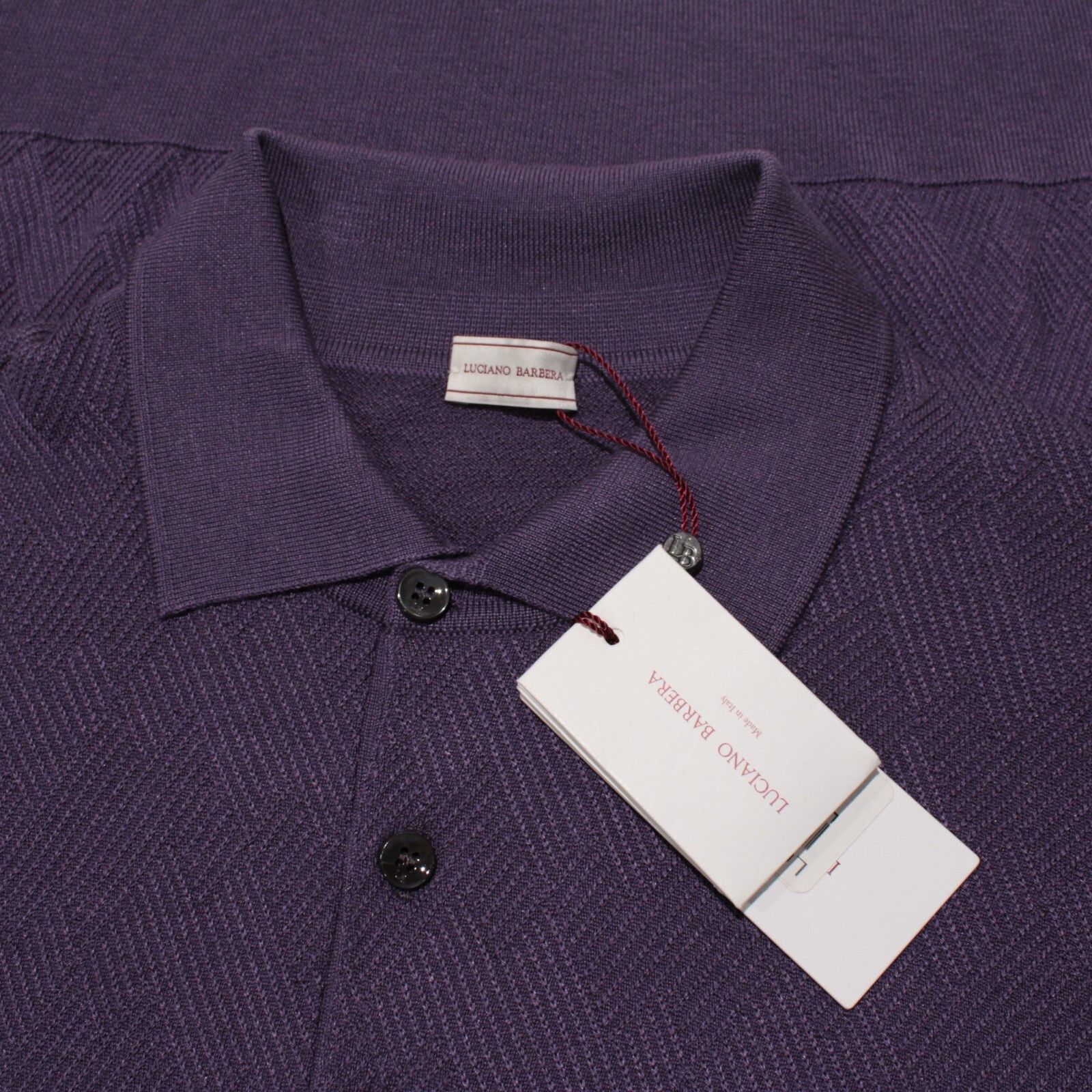 Luciano Barbera Luciano Barbera Sweater Size US L in Purple Size US L / EU 52-54 / 3 - 1 Thumbnail