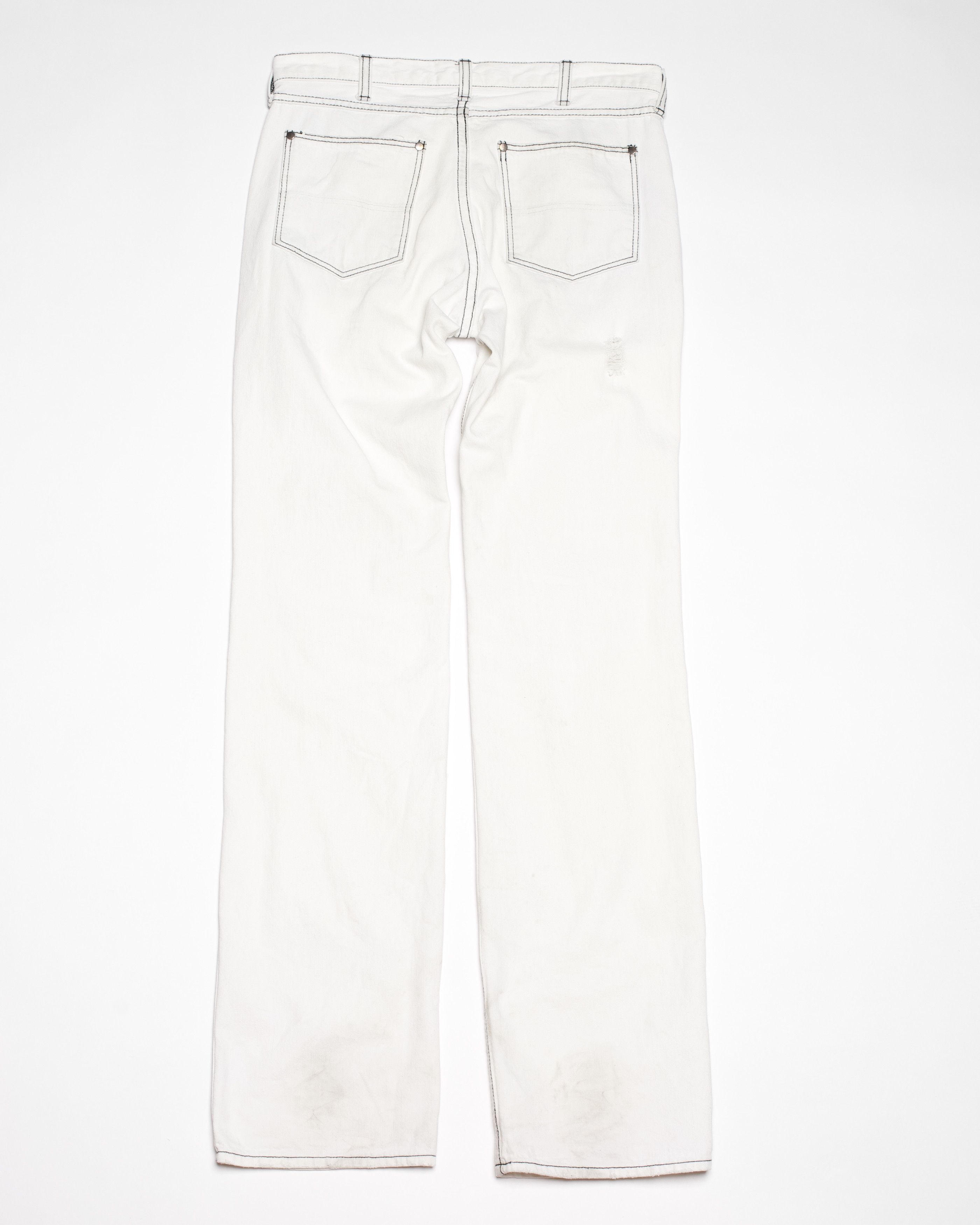 Number (N)ine Number (N)ine Spring-Summer 2002 Distressed Denim Size US 31 - 2 Thumbnail