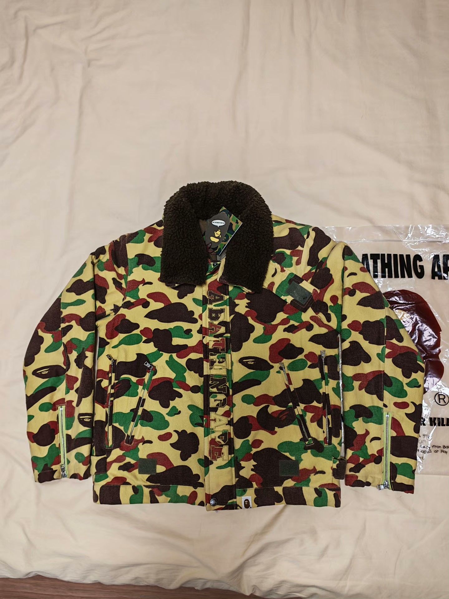 Bape Bape Yellow Light Jacket M Men Size US M / EU 48-50 / 2 - 1 Thumbnail
