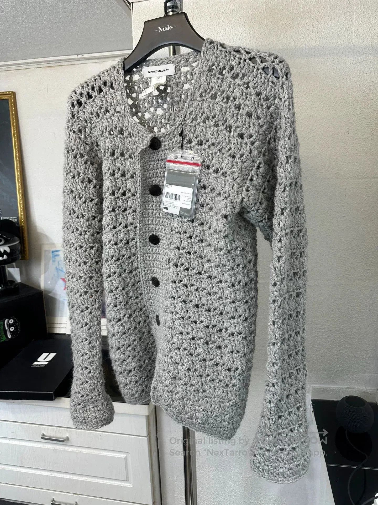 Kiko Kostadinov Kiko Kostadinov Openwork Floral Knit Cardigan. Size US M / EU 48-50 / 2 - 2 Thumbnail