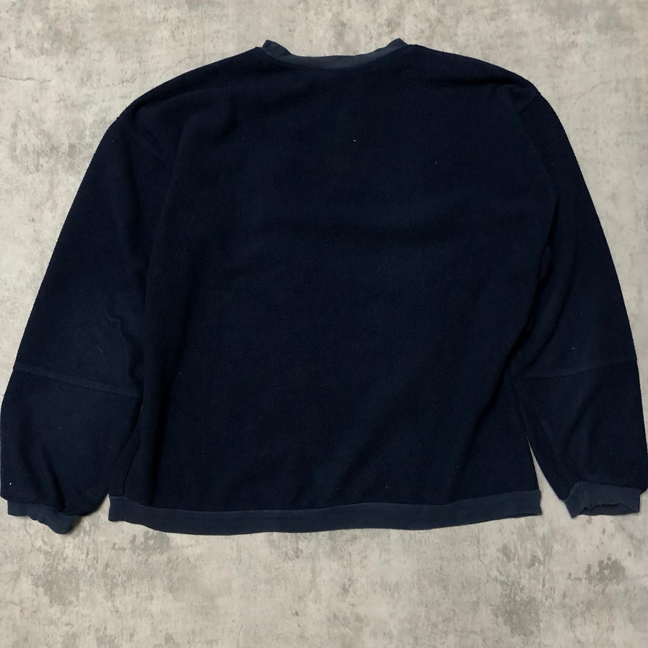 Adidas Navy Adidas sweatshirt with embroidered logo and red accents Size US XL / EU 56 / 4 - 3 Thumbnail