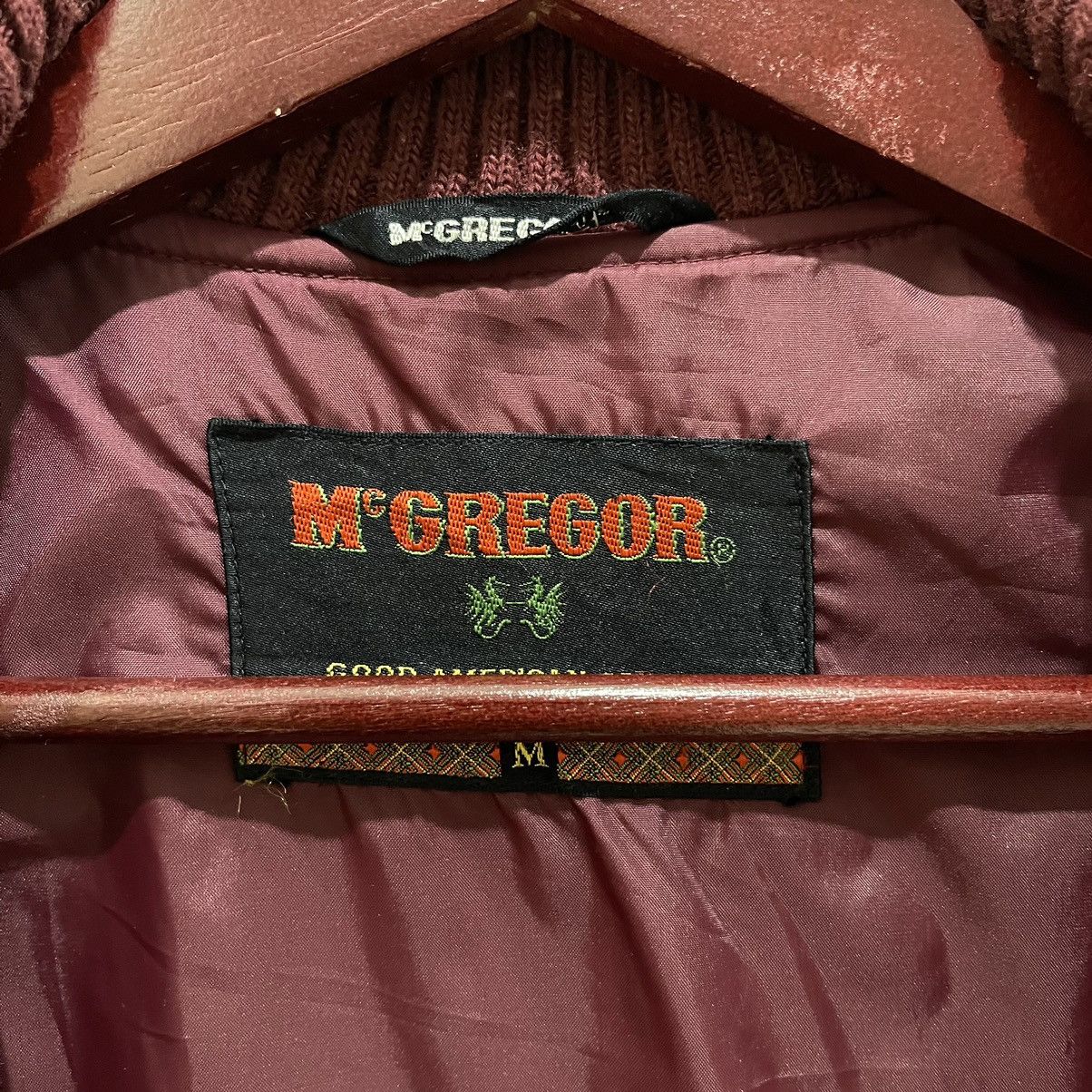 McGregor × Vintage Vintage 90s McGregor Plaid Snap Button Wool Varsity Jacket Size US M / EU 48-50 / 2 - 11 Thumbnail