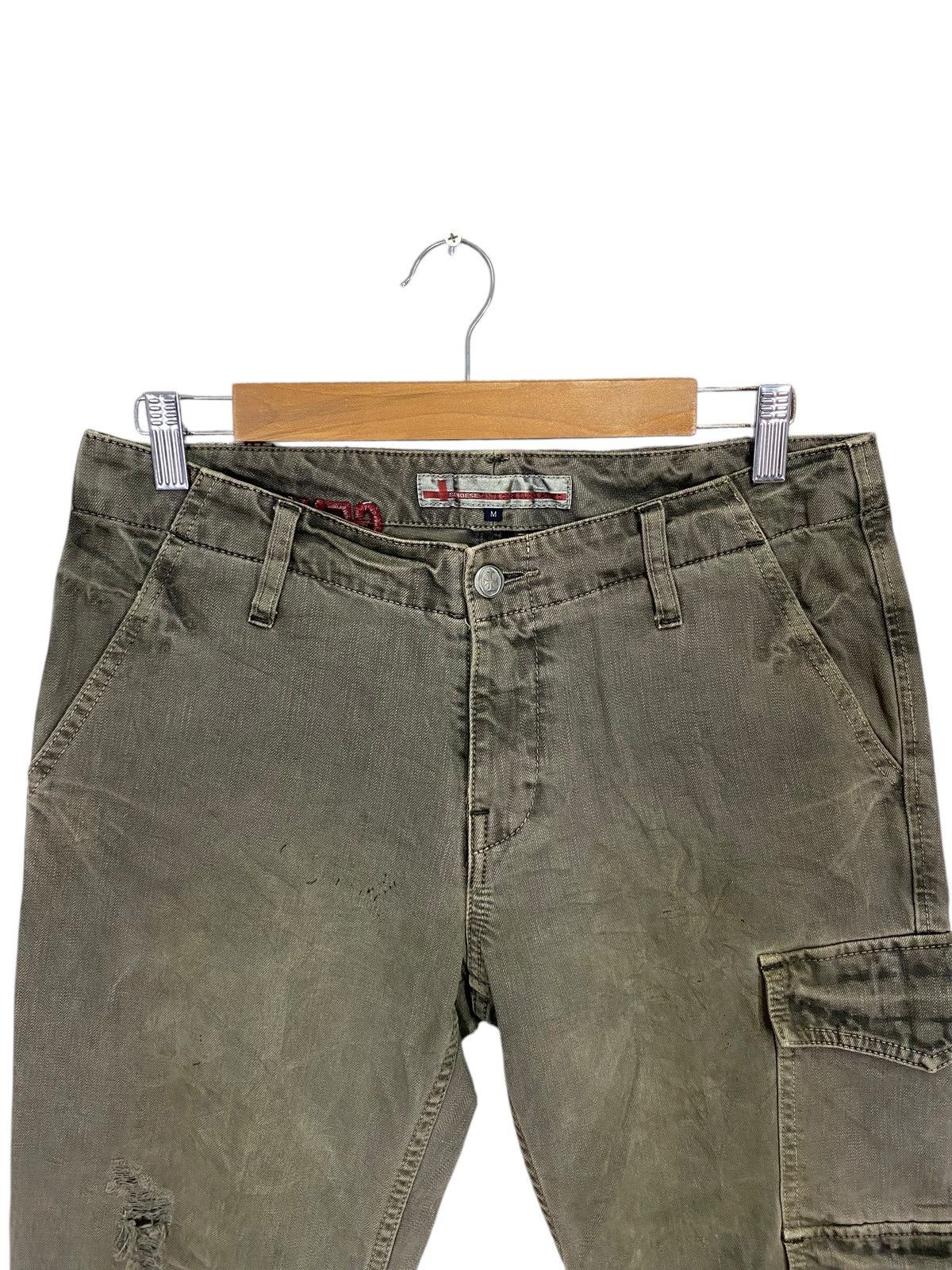 If Six Was Nine 🔥PUNK FASHION🔥Genoese flared pant multipocket distressed Size US 32 / EU 48 - 7 Thumbnail