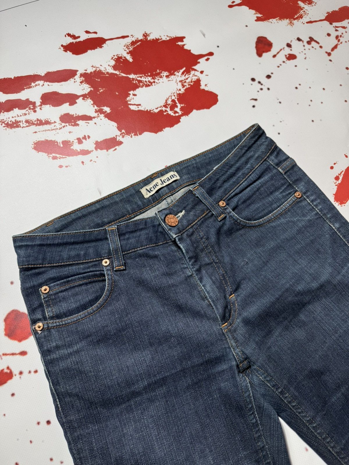 Acne Studios vintage woman acne studios jeans m/29 size Size 29" - 4 Thumbnail