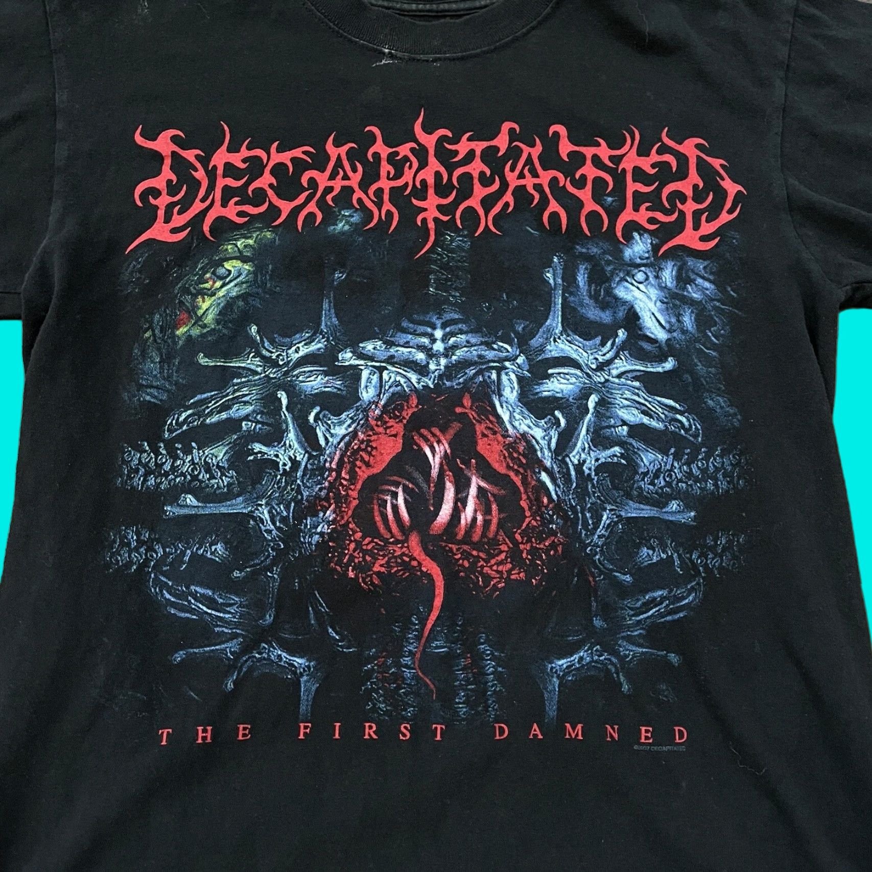 Anvil VINTAGE 2007 Decapitated T-Shirt The First Damned Death Metal Band Mens Medium Black Crew Neck Short Sleeve UNISEX Adults Graphic Print Size US M / EU 48-50 / 2 - 1 Thumbnail