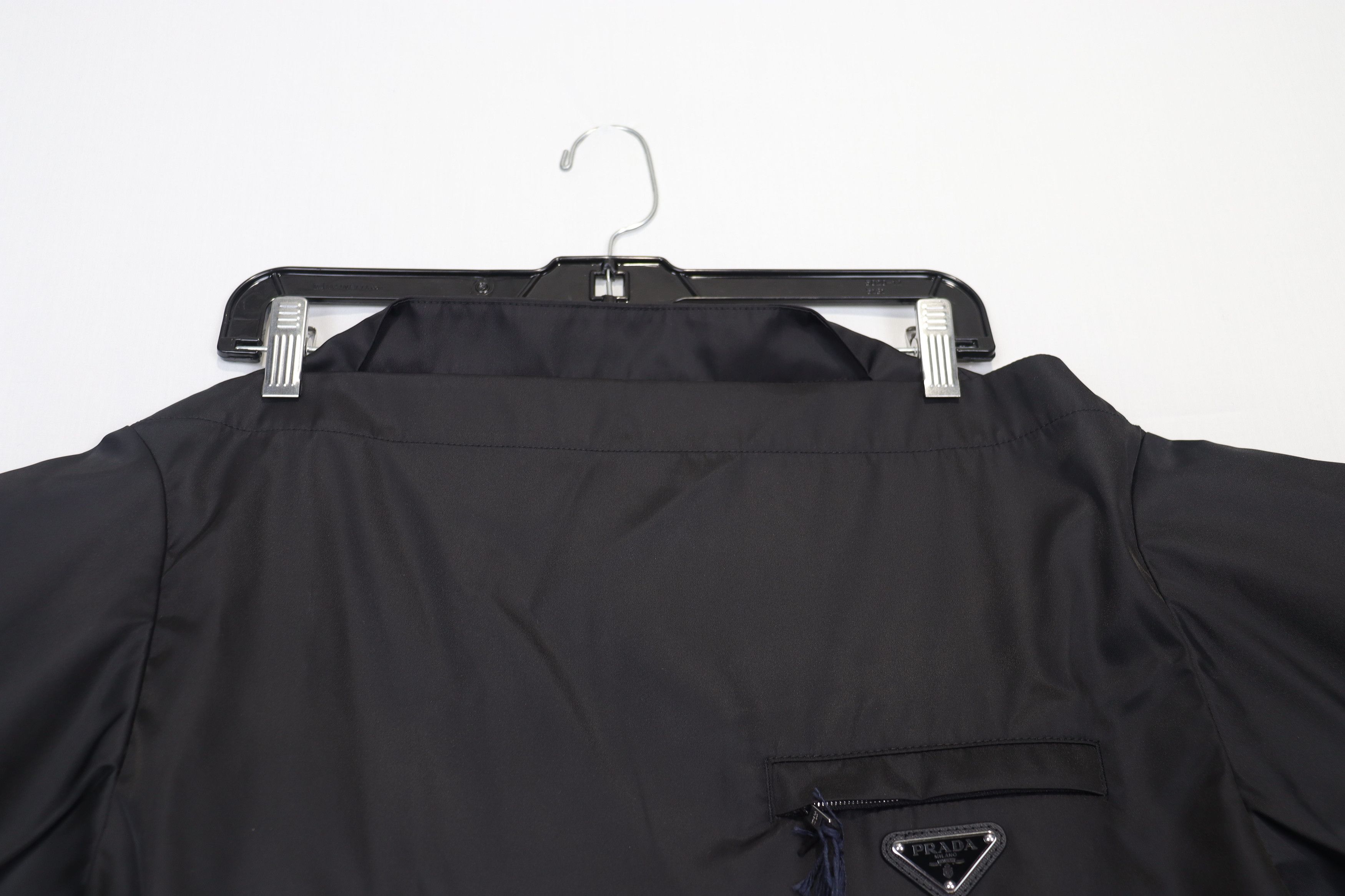 Prada o1rshd Re Nylon Triangle Logo Re-Nylon Blouson in Black Size US S / EU 44-46 / 1 - 11 Thumbnail