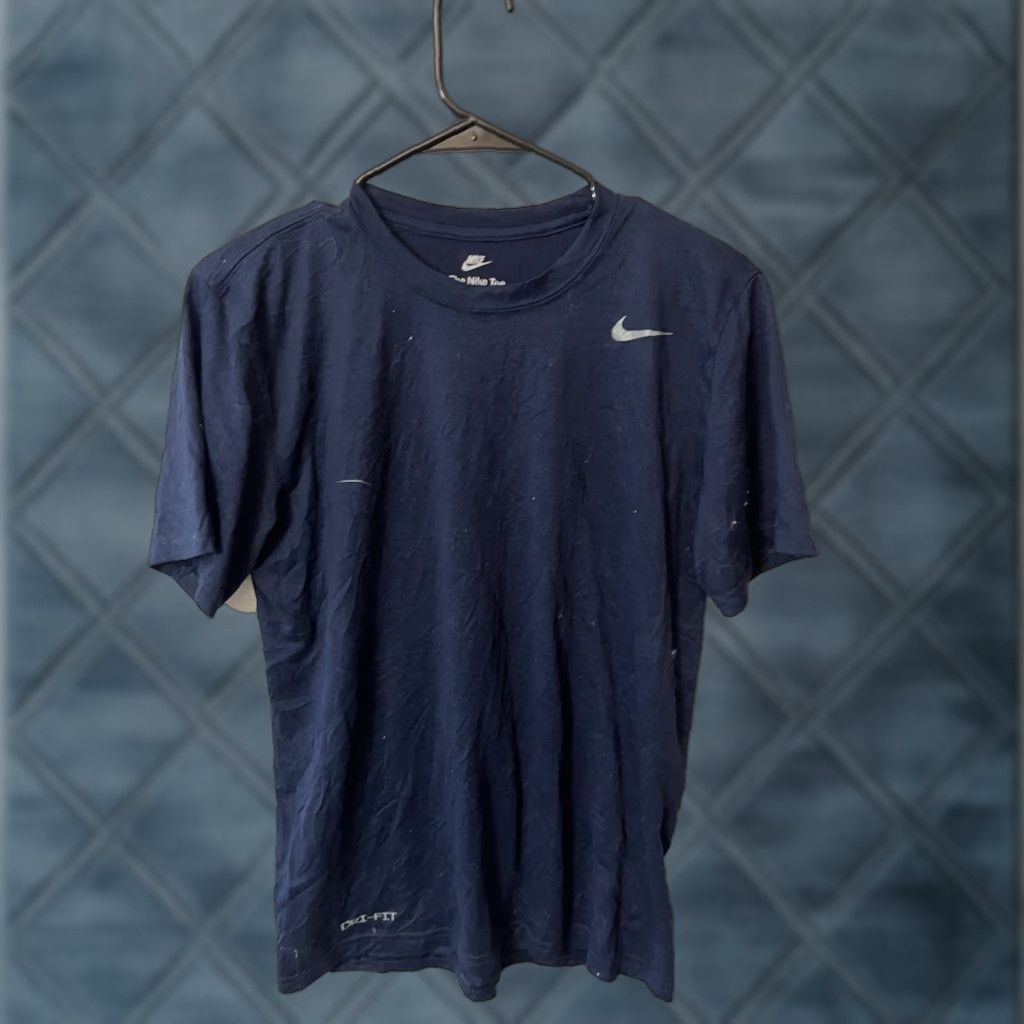 Nike Nike Dri-Fit T-Shirt Nike Tee Shirt Mens Navy Blue M Size US M / EU 48-50 / 2 - 1 Thumbnail