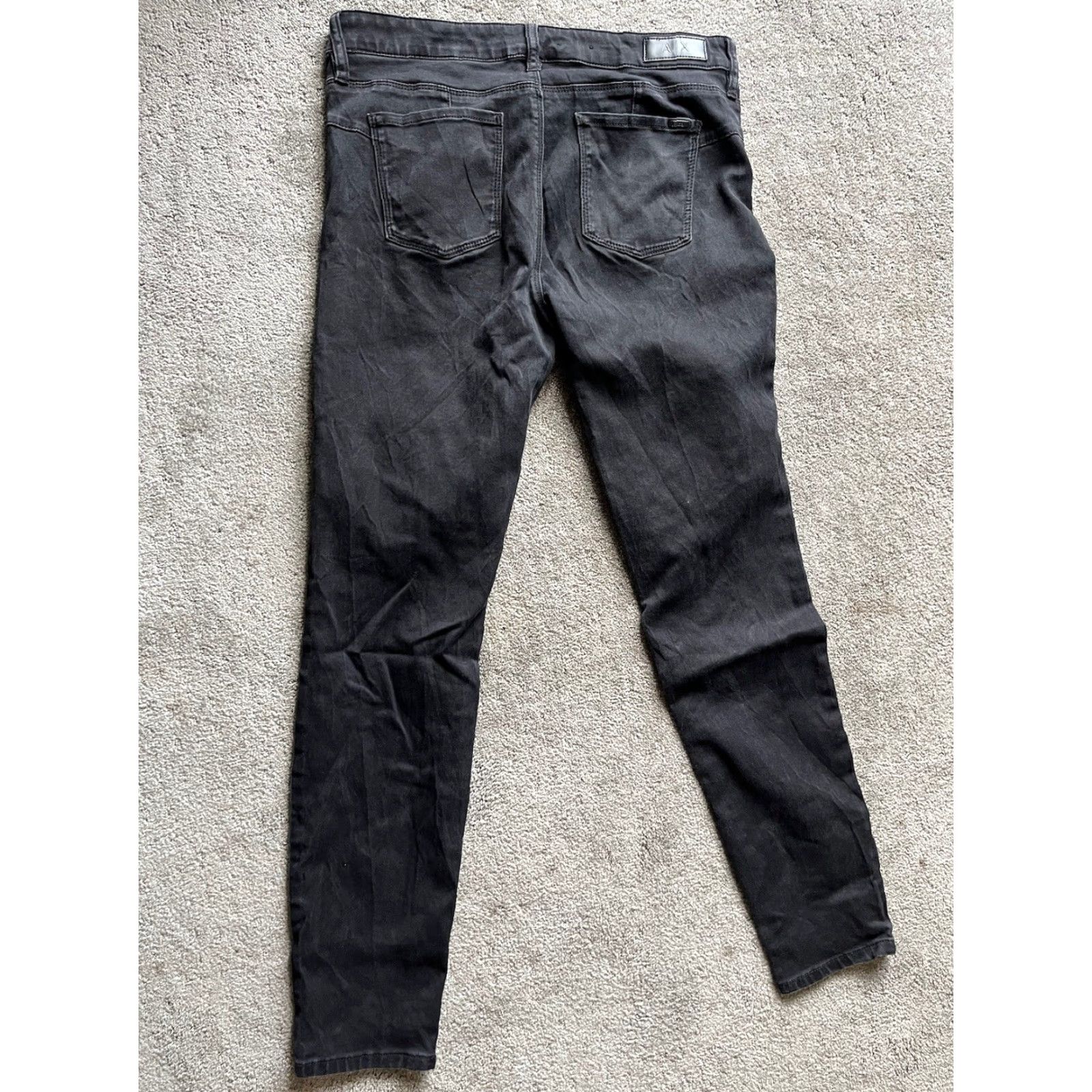 Armani Exchange Armani Exchange Jeans J69 Super Skinny Lift-up 5 Pockets Black 31 Women's Size 24" / US 00 / IT 34 - 3 Thumbnail