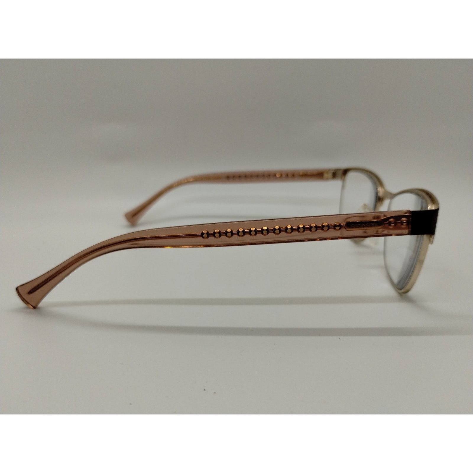 Coach Coach HC 5067 T 9235 Burgundy Gold Cherry Eyeglass Frames Size ONE SIZE - 5 Thumbnail