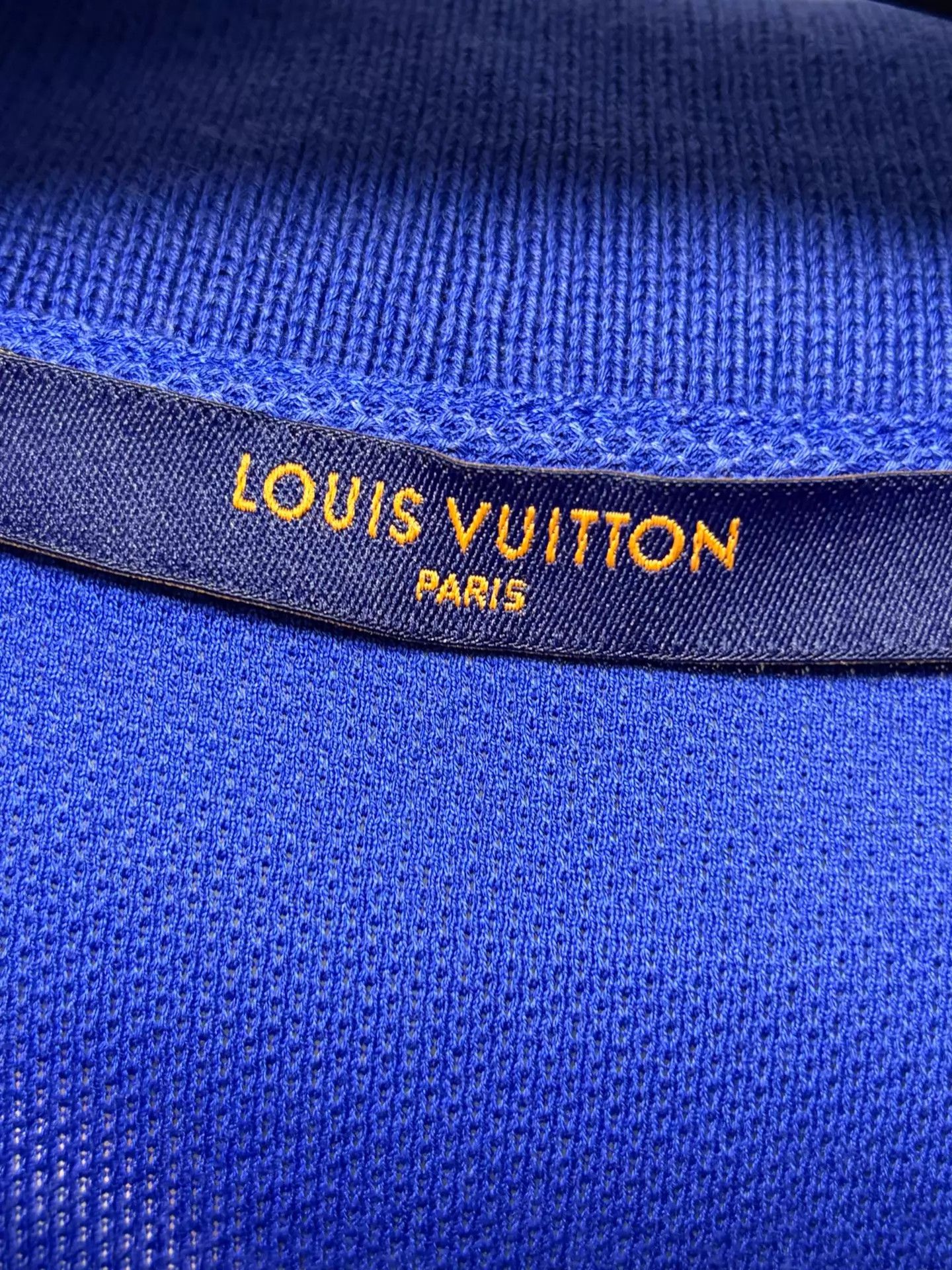 Louis Vuitton LV short-sleeve polo shirt blue XL Size US XL / EU 56 / 4 - 3 Thumbnail