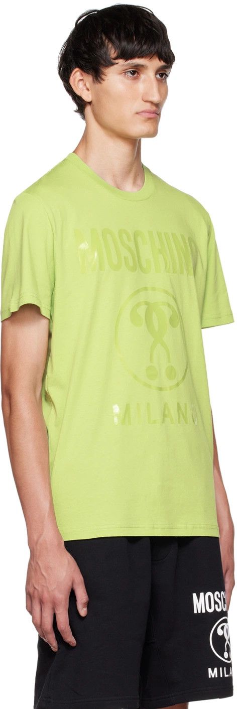 Moschino o1y0225 Logo T-Shirt in Green Size US S / EU 44-46 / 1 - 2 Thumbnail