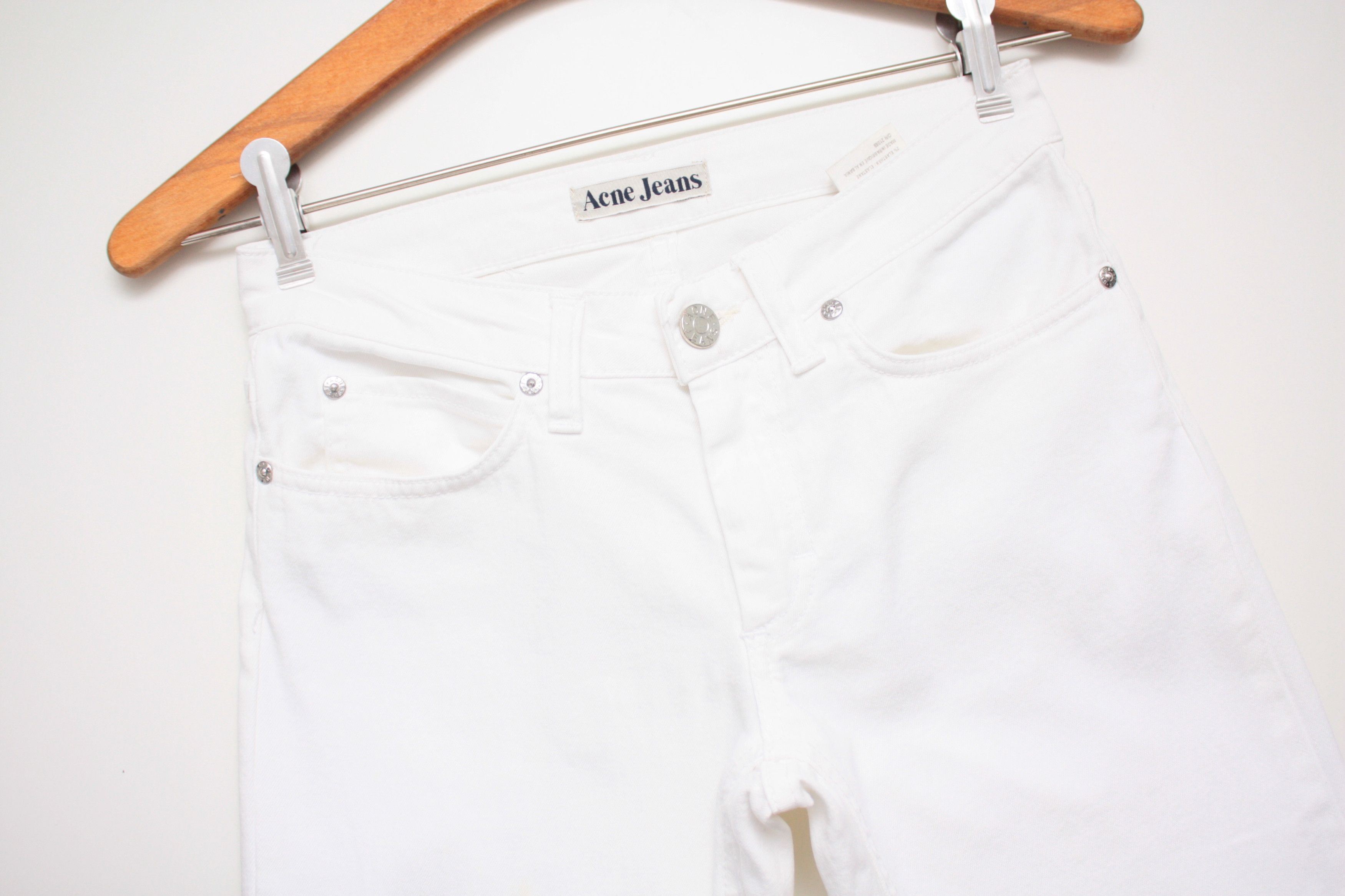 Acne Studios Acne Jeans Hep White 26/32 Denim Jeans Size 26" / US 2 / IT 38 - 3 Thumbnail