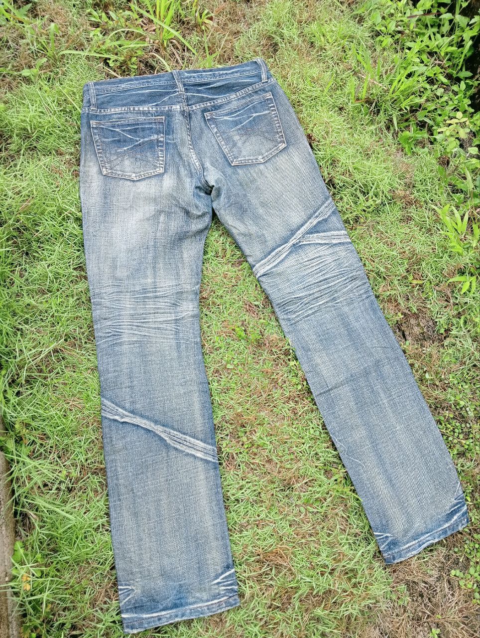 If Six Was Nine VINTAGE EDGE RUPERT JAPAN DISTRESSED LOOK JEANS Size US 35 - 10 Thumbnail