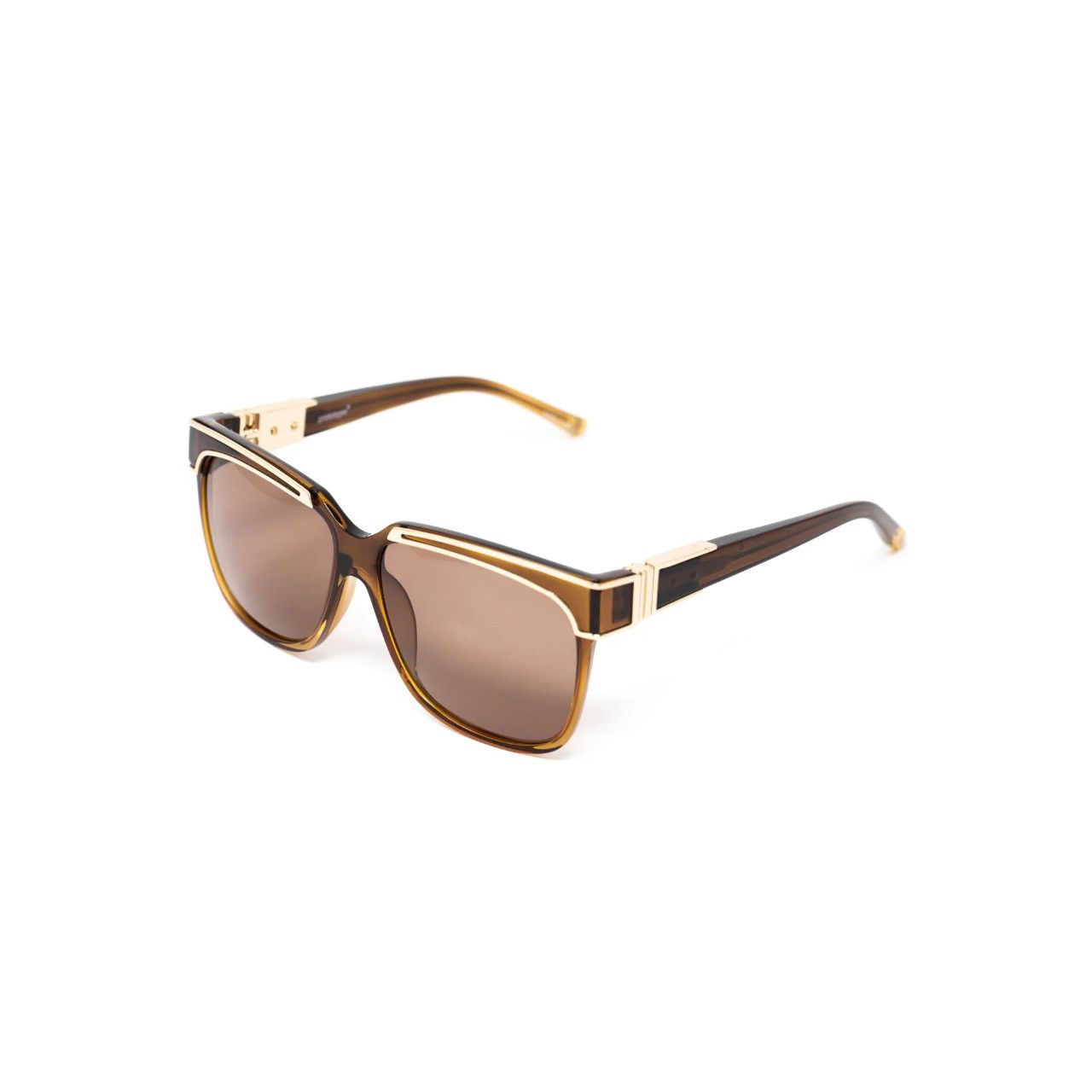 Yohji Yamamoto Yohji Yamamoto Sunglasses Rectangular Brown and Bronze Size ONE SIZE - 2 Thumbnail