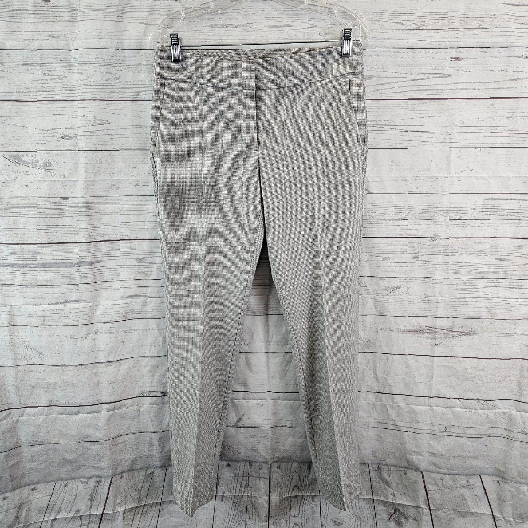 Loft LOFT Ann Taylor Womens Marisa Pants Sz 2 Gray Mid rise Dress Pants Regular Size 26" / US 2 / IT 38 - 2 Thumbnail