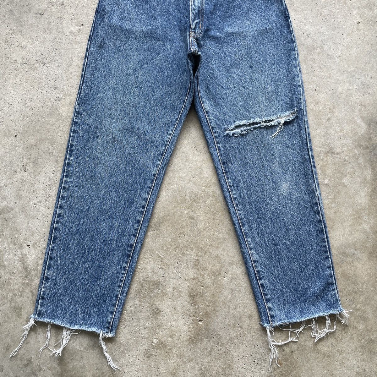 Edwin 90s Vintage Edwin Released Hem Distressed Jeans Pants Denim Size US 30 / EU 46 - 4 Thumbnail