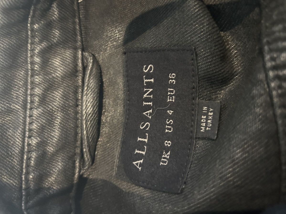 Allsaints New waxed coated cotton black Allsaints jacket Size S / US 4 / IT 40 - 11 Thumbnail