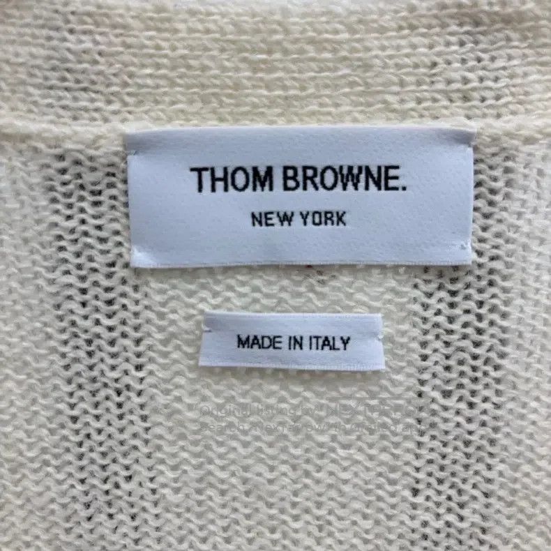 Thom Browne Thom Browne Diagonal Sleeve Label Cardigan Size US XXL / EU 58 / 5 - 3 Thumbnail