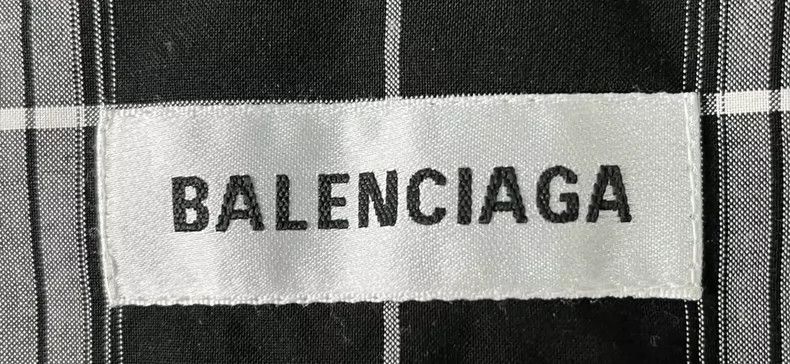 Balenciaga Balenciaga size 38 Embroidered Logo plaid cotton-padded ja Size M / US 6-8 / IT 42-44 - 4 Thumbnail