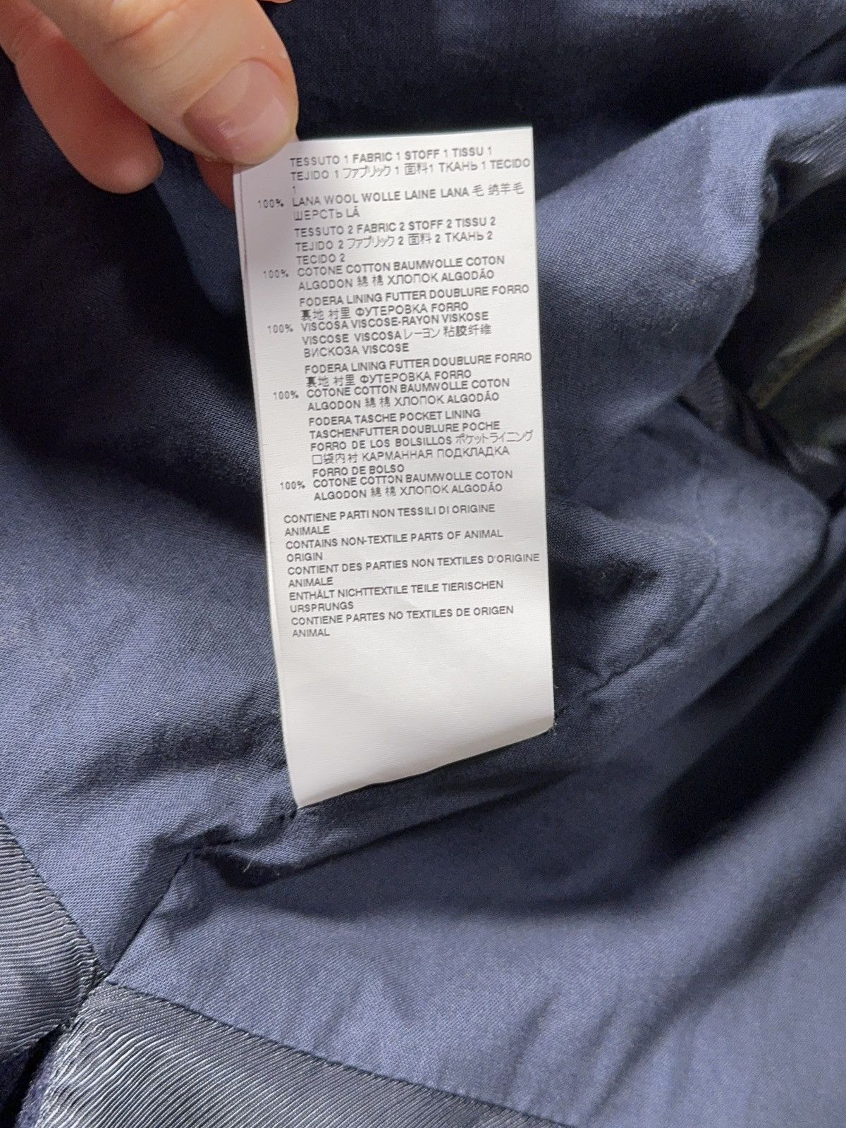 Maison Margiela Maison Margiela Deconstructed Hybrid Wool/Denim Coat Size S / US 4 / IT 40 - 18 Thumbnail