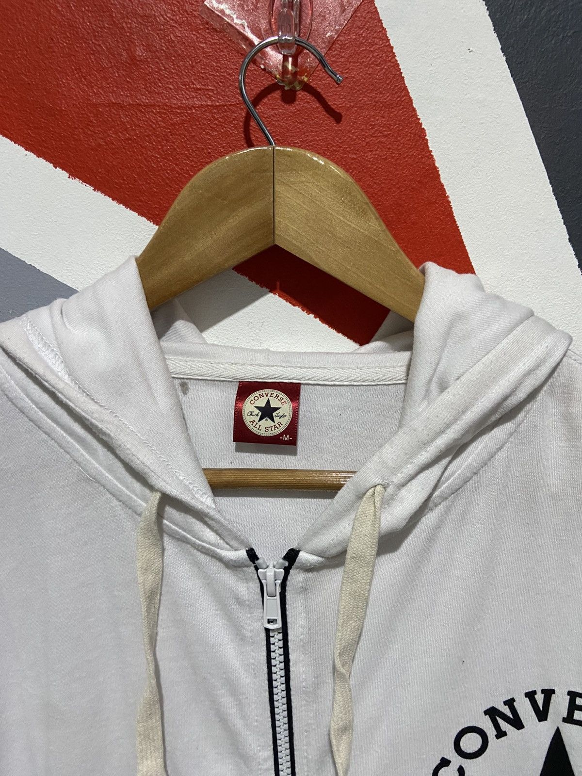 Converse Converse Zip Up Hoodie Size US M / EU 48-50 / 2 - 4 Thumbnail