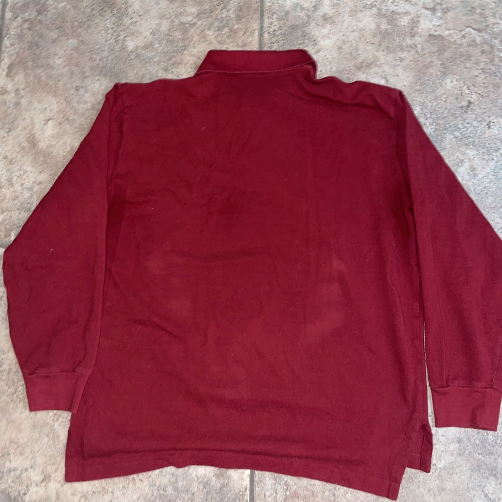 Polo Ralph Lauren Polo Ralph Lauren Long Sleeve Polo Shirt M Red Mens Regular Button-Up Size US M / EU 48-50 / 2 - 4 Thumbnail