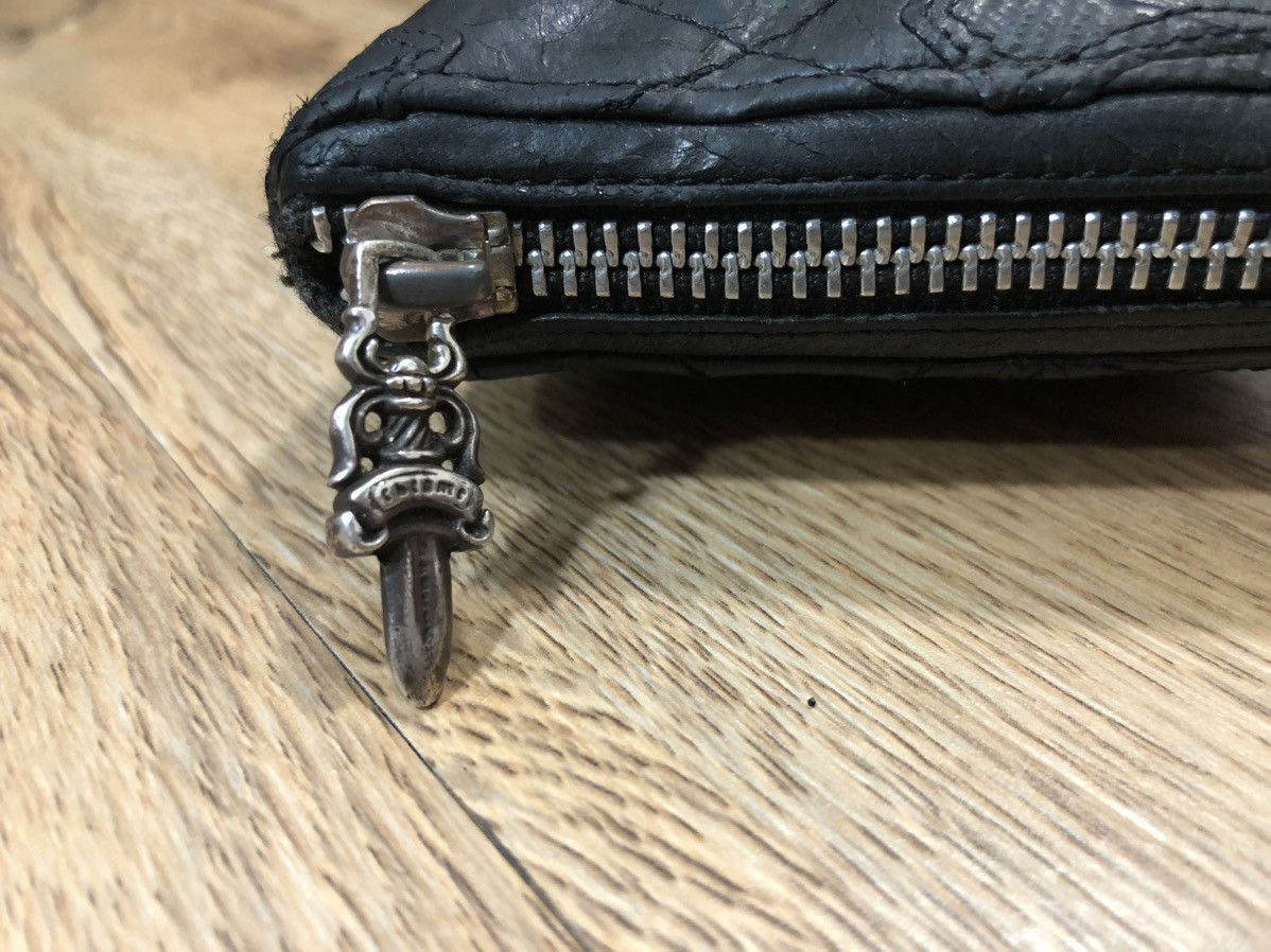 Chrome Hearts Chrome Hearts cross symmetry distressed long zip wallet Size ONE SIZE - 2 Thumbnail