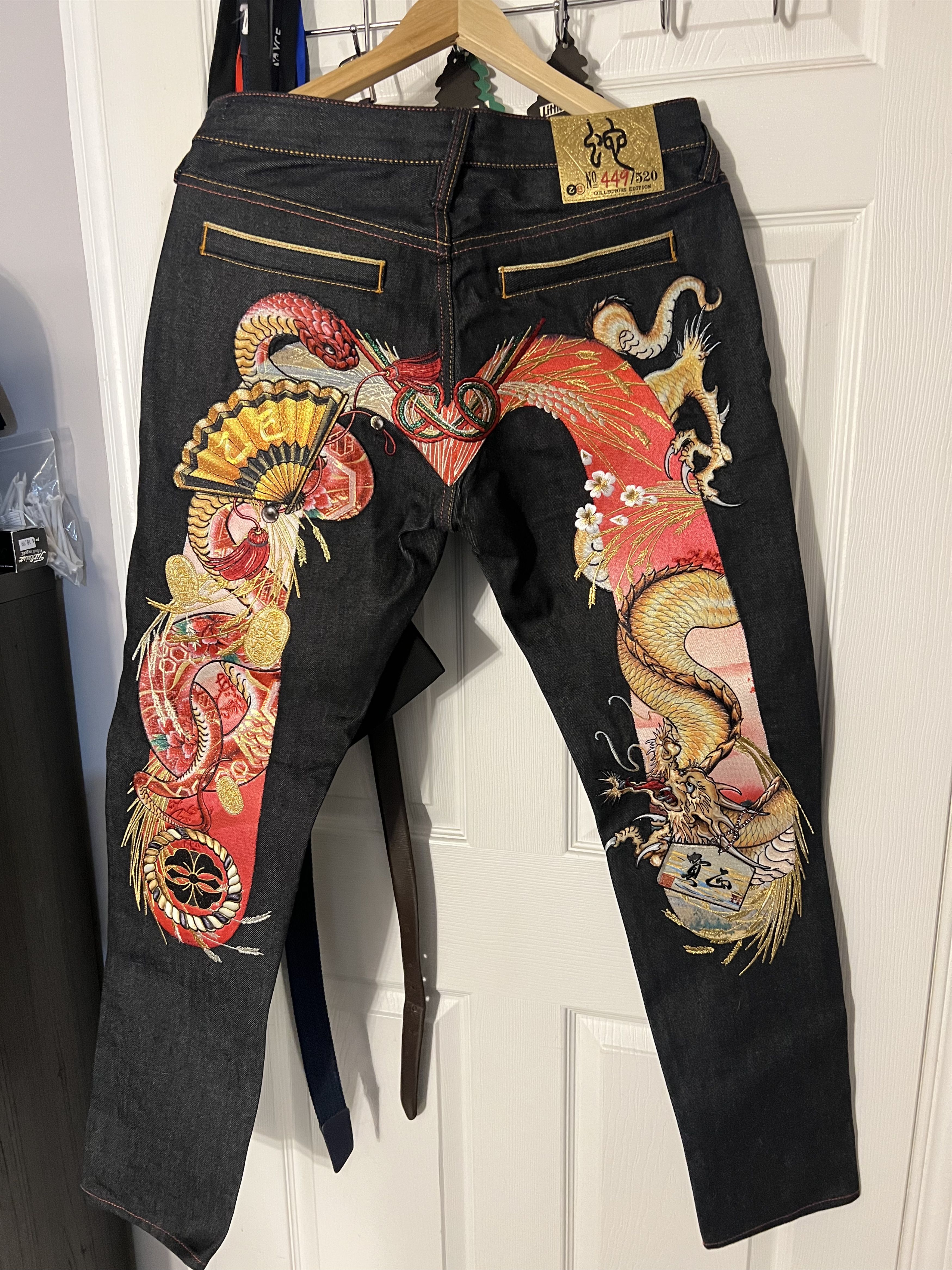 Evisu EVISU Snake Year Limited Edition Denim Set (Jacket +Jeans) Size US L / EU 52-54 / 3 - 7 Thumbnail