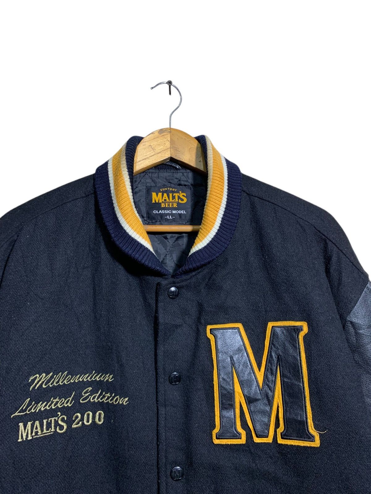 Vintage 🔥MALTS BEER LTD EDITIONS VARSITY JACKETS Size US L / EU 52-54 / 3 - 4 Thumbnail
