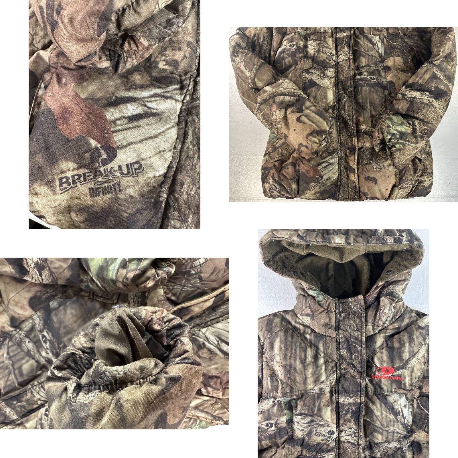 Vintage Mossy Oak Jacket Womens Medium Camouflage Full Zip Puffer Insulated Pockets Coat Size M / US 6-8 / IT 42-44 - 9 Thumbnail