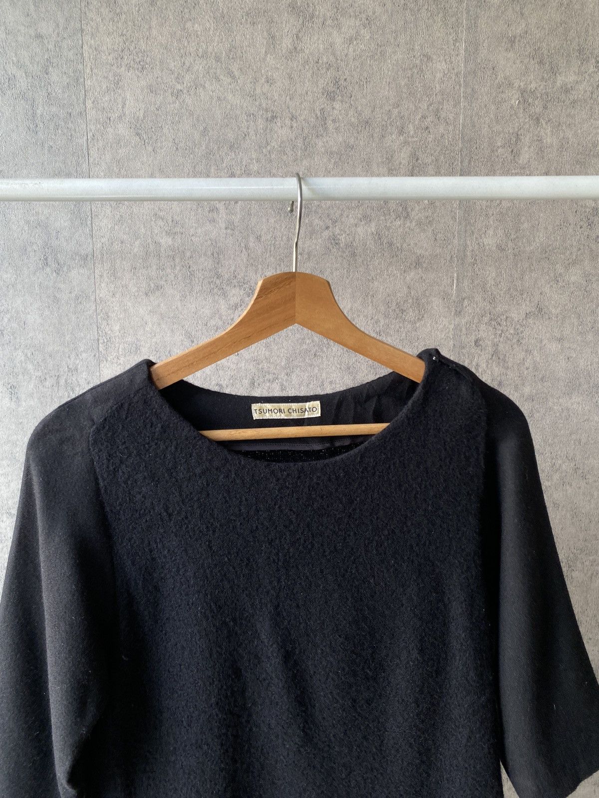 Tsumori Chisato Tsumori Chisato Black Hybrid Design Wool Shirt Size S / US 4 / IT 40 - 3 Thumbnail