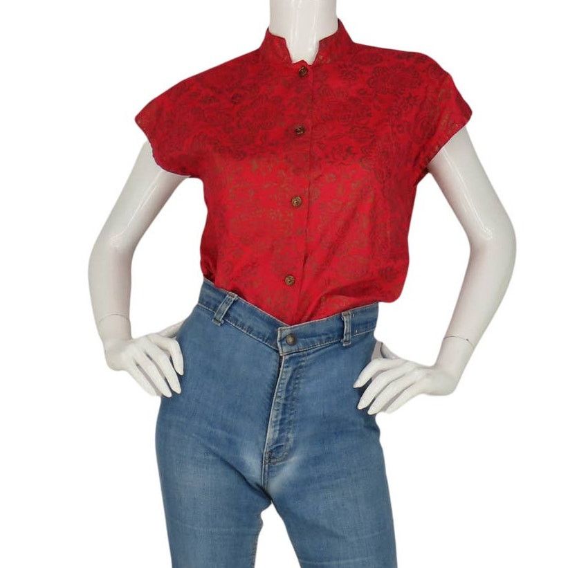 Vintage 60s Vintage Guy Romo Floral Hawaiian Boho Shirt Size US XS / EU 42 / 0 - 1 Thumbnail