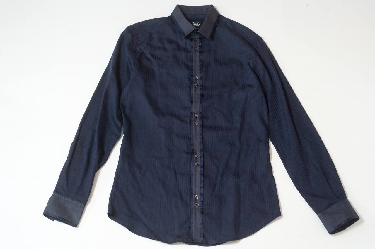 Dolce & Gabbana Dolce & Gabbana cotton seta slim shirt Size US M / EU 48-50 / 2 - 1 Thumbnail